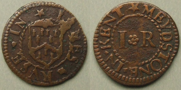 Maidstone, James Ruse farthing N----